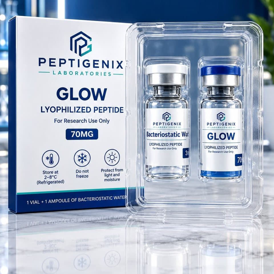 Glow70 70 mg package